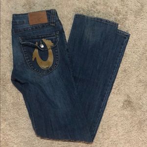 True religion size 25 skinny/relaxed fit